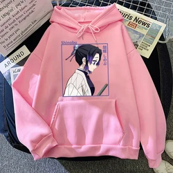 Funny Anime Kochou Shinobu Printing Hoodies Fashion Women Men Autumn Winter Sweatshirt Ladies Streetwear Pullover