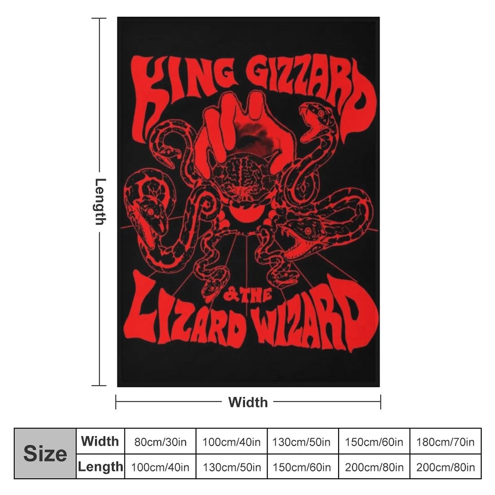 Gizzverse Red (CHECK OUT MORE GIZZ MERCH ON MY PROFILE) Throw Blanket Warm Blanket sofa bed