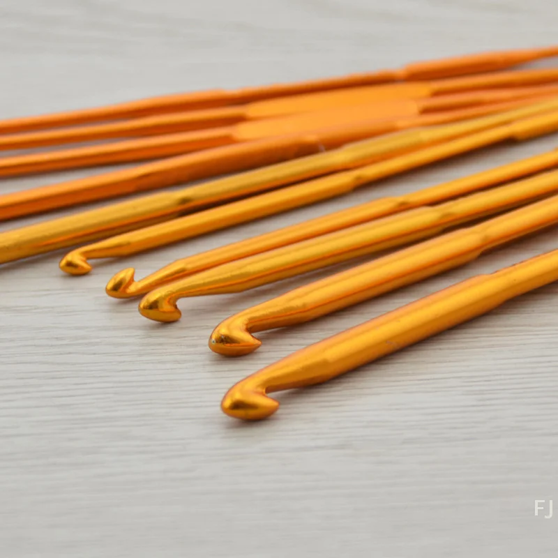 [YU]10Pcs Alumina Crochet Hook Set DIY Knitting Needles Home Knitting Sewing Tools