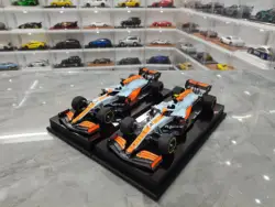 AMA 1:18 F1 MCL35M Ricciardo Norris 2021 Monaco Simulated Limited Edition Resin Static Car Model Toy Gift