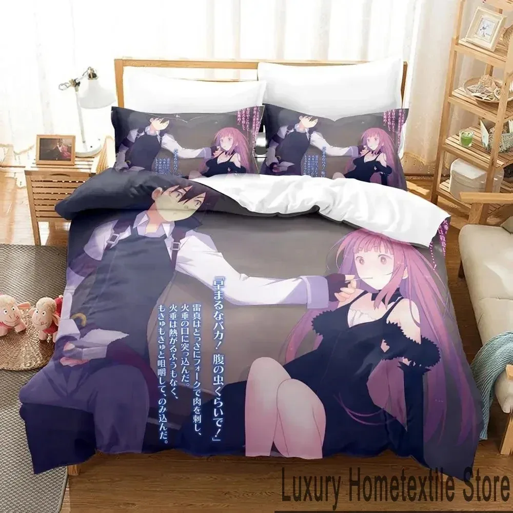 3D Anime Unbreakable Machine-Doll Bedding Set Duvet Cover Bed Set Quilt Cover Pillowcase Comforter king Queen Size Boys Adult