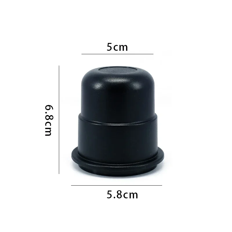 

Coffee Dosing Cup Transparent Espresso Sniffing Mug for 58mm Coffee Portafilter Dosing Cup Black Coffee Machine Accessories