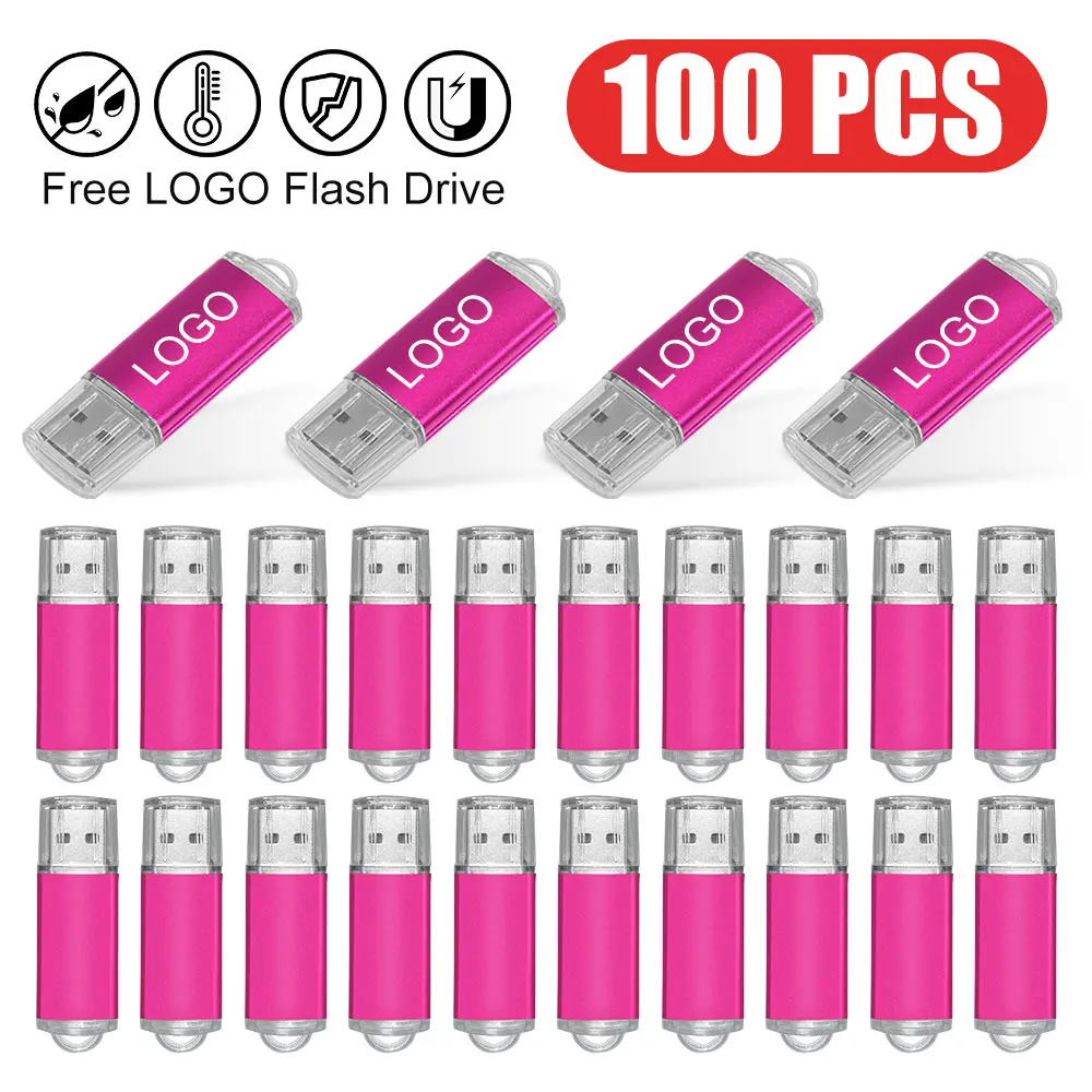 100PCS/lot Colour USB 2.0 Flash Drive Pen Drive 2GB 4GB 512MB 16GB Pendrive Memory Stick 32GB 64GB USB Stick Gift Custom LOGO