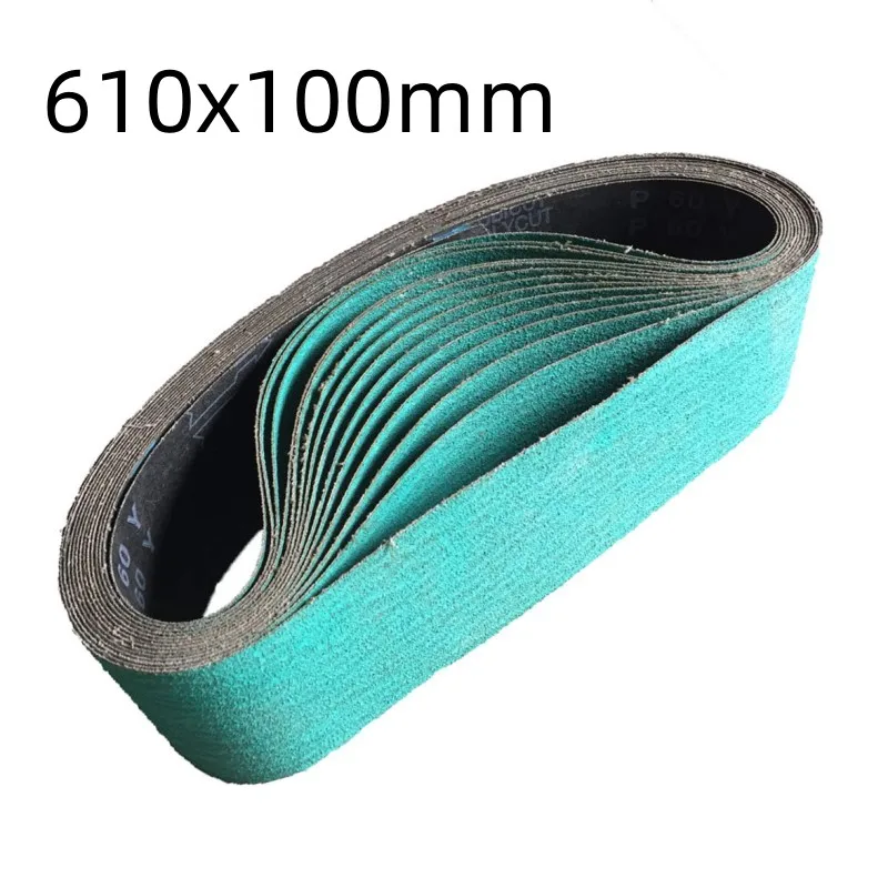 1個60*260/20*520/100*610/50*2100研磨ベルトP40-P120ステンレス鋼研磨用ランダムサンディングバンド