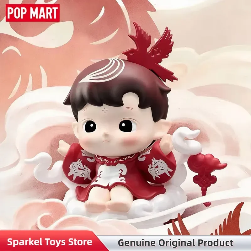 Genuine POPMART The Golden Gallop Series Blind Box Kawaii Skullpanda Dimoo Doll Anime Figure Mystery Box Ornament Toys Gifts view 4