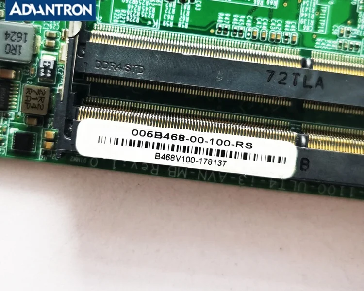 EBC-1100-ULT4-i3-AVN-MB 005B468-00-100-RS Rev.1.0 B468V100- 178137 اللوحة الأم الصناعية لوحة وحدة المعالجة المركزية وحدة المعالجة المركزية المخزون الأصلي #6