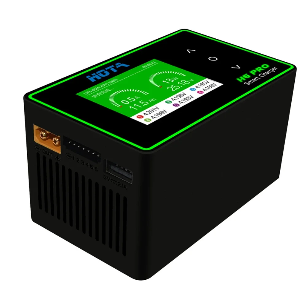 HOTA H6 Pro Duo AC 200W DC 700W 26A Mini caricabatteria 1-6S Lipo NiMh Li-ion Ni-Cd Digital RC Balance Caricatore Scaricatore