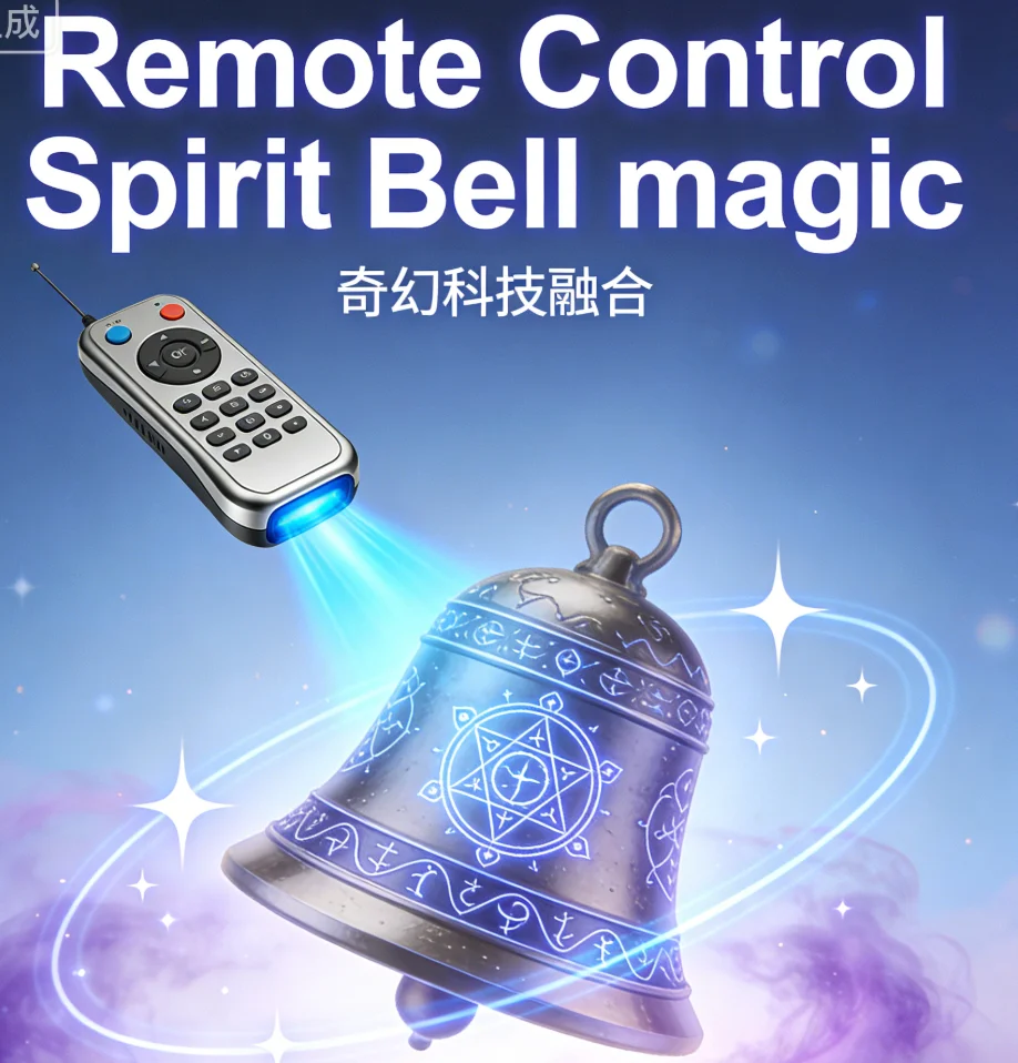 

Устройство для фокусов с дистанционным управлением Spirit Bell - Ловец лжи для фокусников, сценические иллюзии крупным планом, реквизит для спиритизма и ментализма
