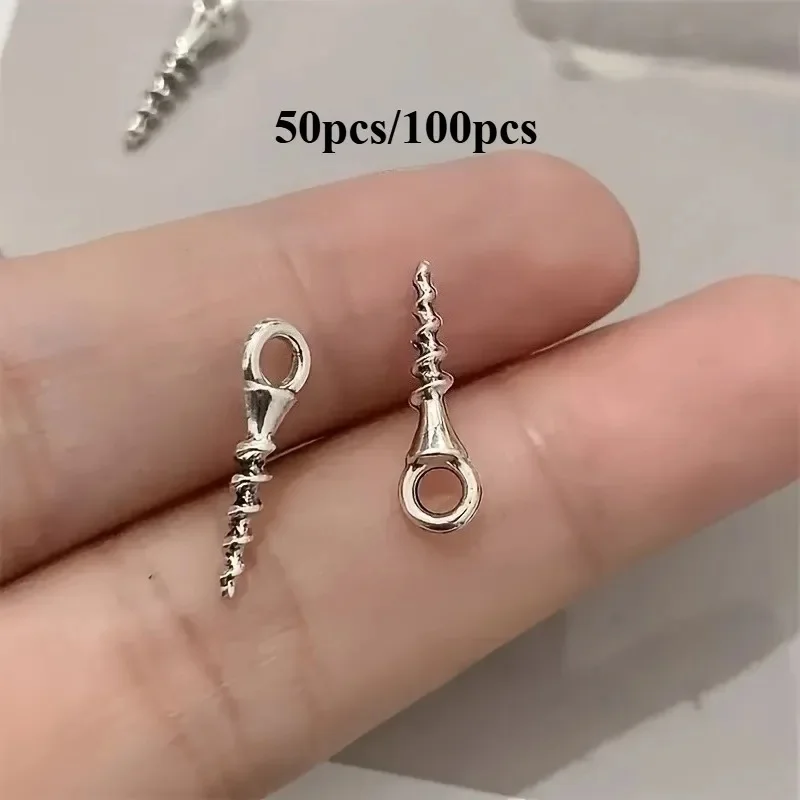 100PCS/Lot Mini DIY Metal Screws, Suitable for Walls, Wood, Pendant Tools, Accessories, Home Furnishings