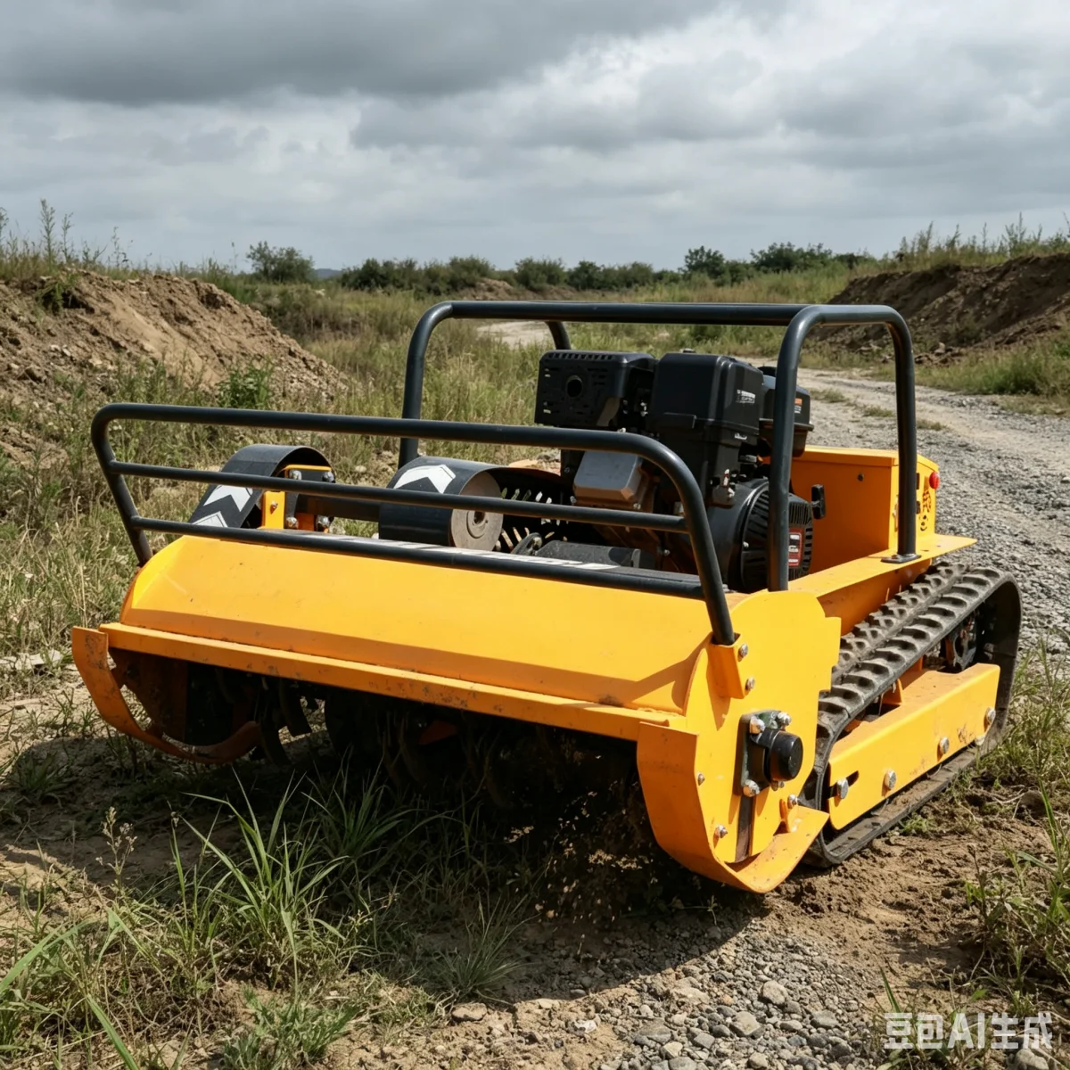 Customized Adjustable Cutting Height Four-Stroke Zero Turn Crawler All-Terrain Mowing Robot Remote Control Lawn Mower