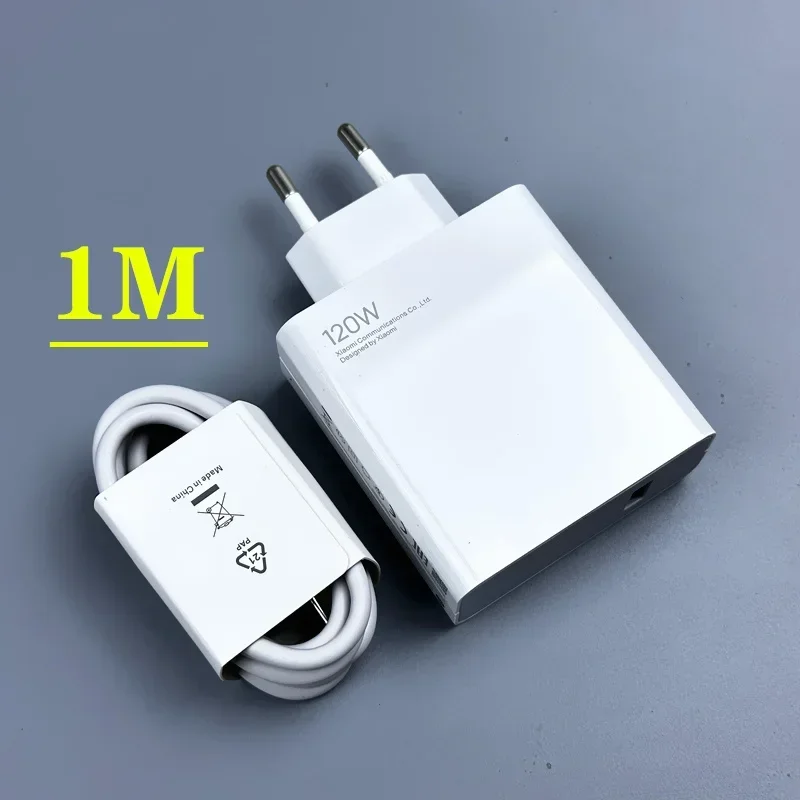 Original Xiaomi 120W Turbo Charger Fast Gan Type C 6A Charging Power Adapter Usb Cable For Mi 13 Ultra 12T Pro 11T RedMi Note 13