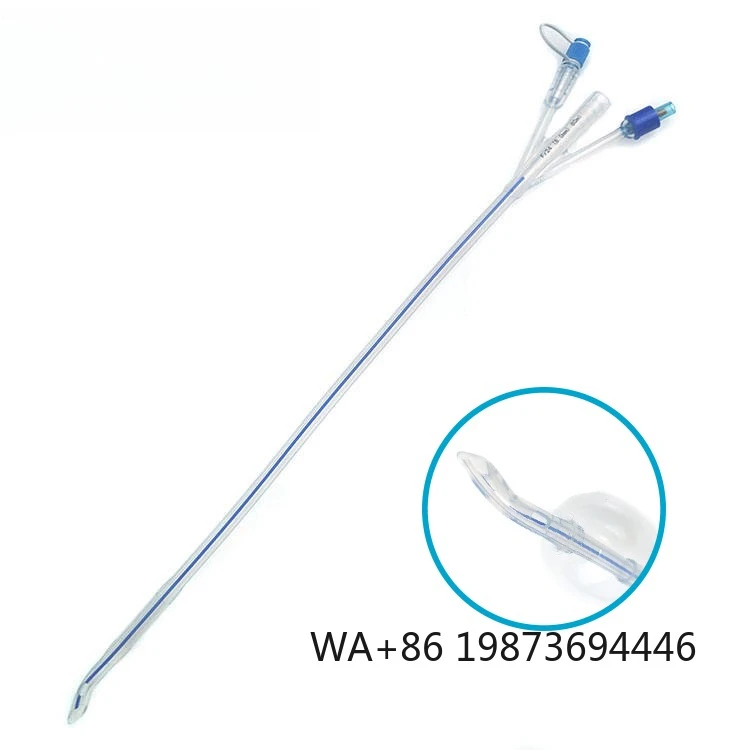 Producto más vendido 2025 Suministro médico Producto popular Catéter Foley de silicona con punta Dufour