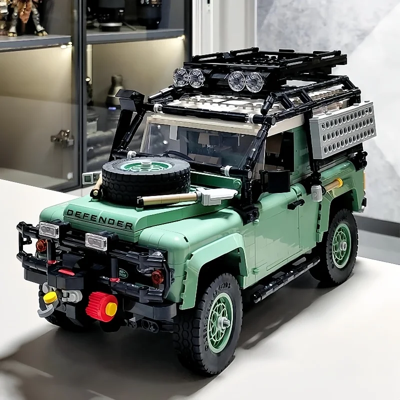 مجموعة بناء مركبات كلاسيكية 90 للطرق الوعرة مكونة من 2336 قطعة، نموذج ميكانيكي DIY لهدايا عيد الميلاد، ديكور منزلي وإبداعي للأولاد/الكبار