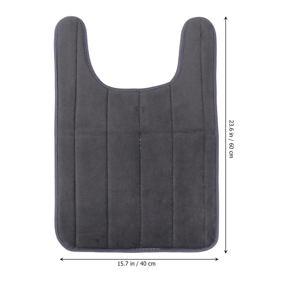 

Memory Closestool Floor Mat Dark Grey Soft Comfortable Non-Slip Bathroom Rug 40x60cm Anti-Skid Toilet Carpet Bathroom