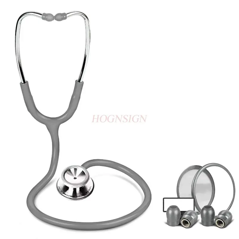 1 ensemble d'écouteurs médicaux pour professionnels, pour l'écoute du cœur fœtal, du cœur du nouveau-né, des poumons, du système respiratoire, écouteurs double face pour la maison