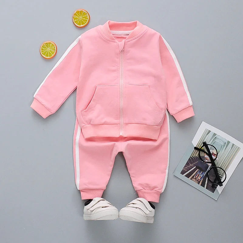 New Spring Autumn Baby Girls Clothes Children Boys Casual Jacket Pants 2Pcs/Sets Toddler Costume Infant Outfits Kids Tracksuits