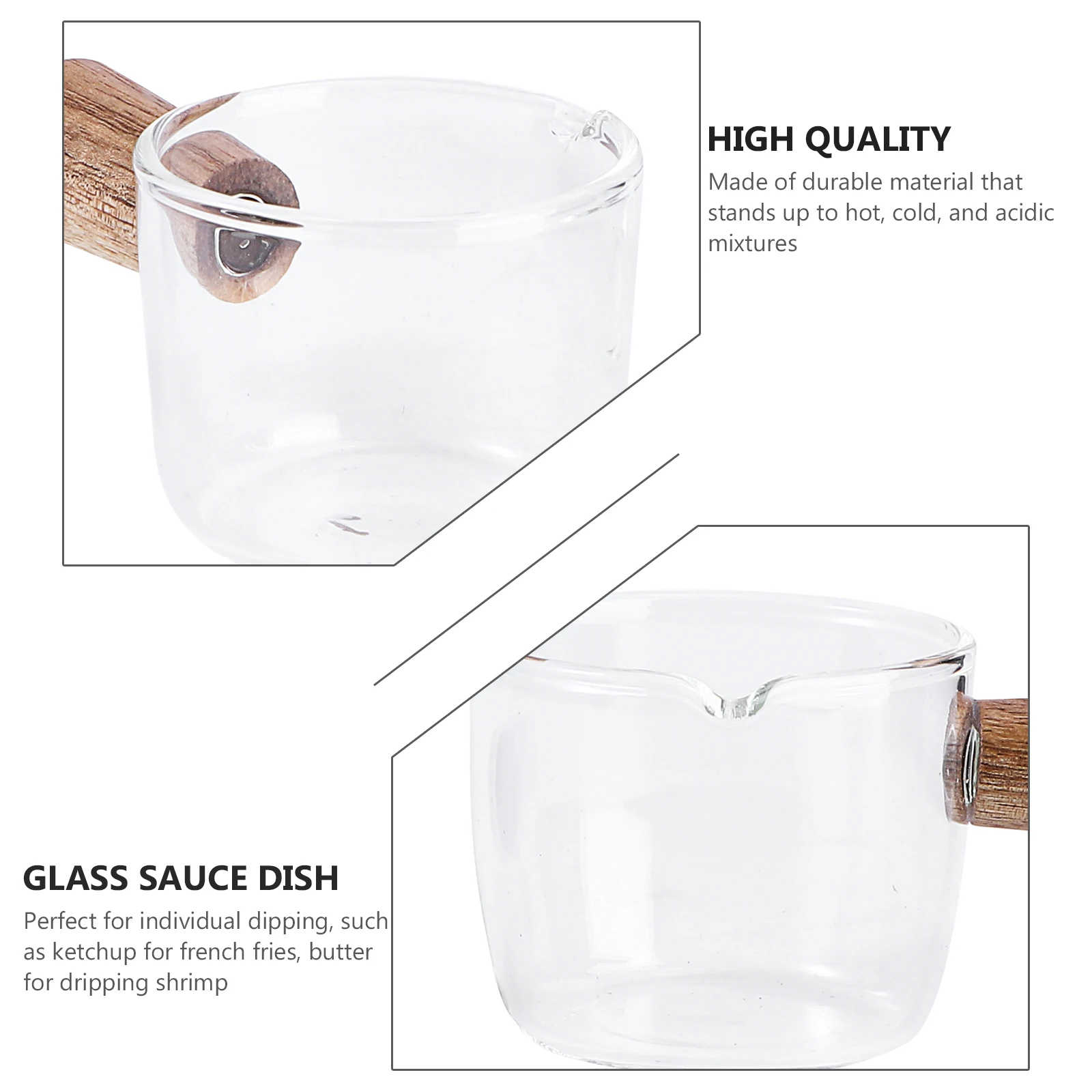 

Dipping Bowl Glass Sauce Dish S Size For Home Restaurant Use Appetizer Plates Seasoning Saucer Condiment Container Kitchen