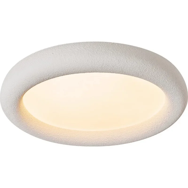 Cream Style Ceiling Light French Retro Wabi Sabi Style Creative Minimalist Master Bedroom Children's Room Eye Protection Lamp