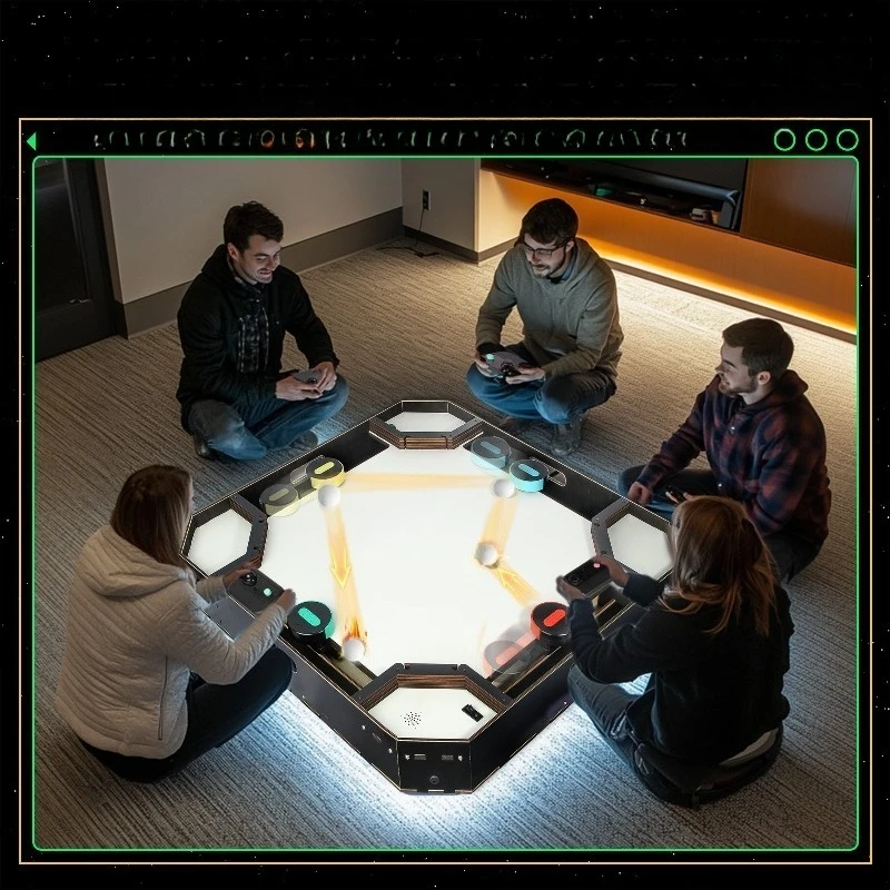 Importiertes Spielzeug-Flipperautomatenspiel, Mehrspieler-Kampf-Brettspiel, interaktives Eltern-Kind-Partyspiel