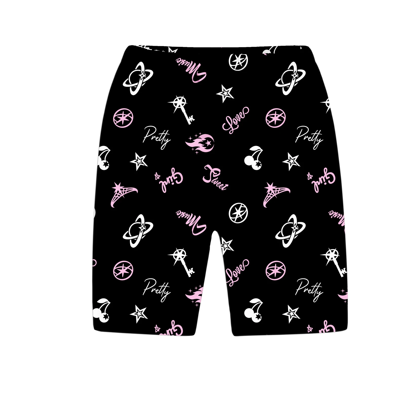 KATSEYE Mädchen-Pyjama-Set, kurzärmelig, Homewear, Nachtwäsche, T-Shirt und Shorts, Schlafanzug, Musik-Pyjama, Pyjama-Set, Alter 6–13 Jahre – Detail 5