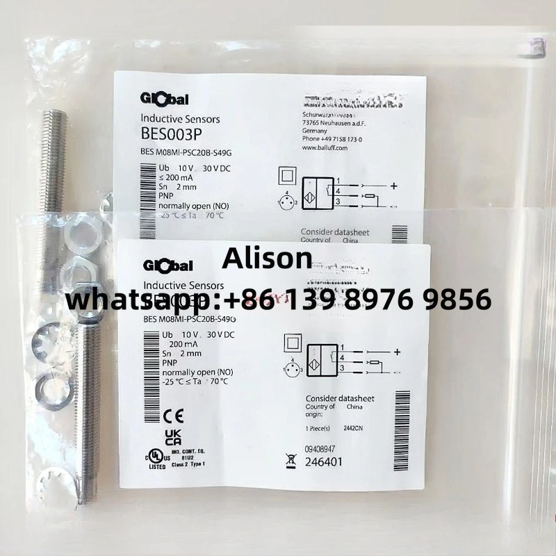 

Бесконтактный переключатель BALUFF BES M08MI-PSC20B-S49G BES003P