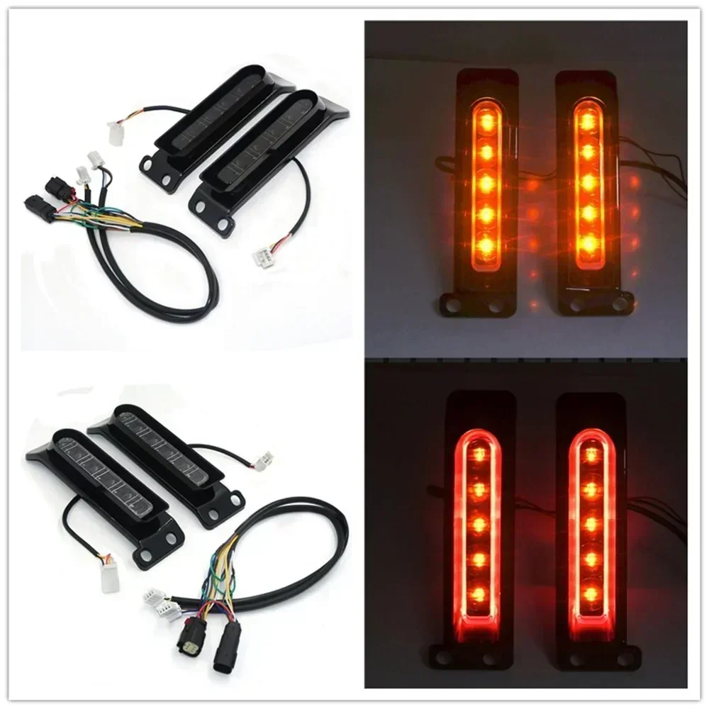 

Motorcycle Auxiliary LED Brake Taillight For 2014-2024 Harley Davidson FLHTCU FLHTCUL FLHTK FLHTKL FLTRU