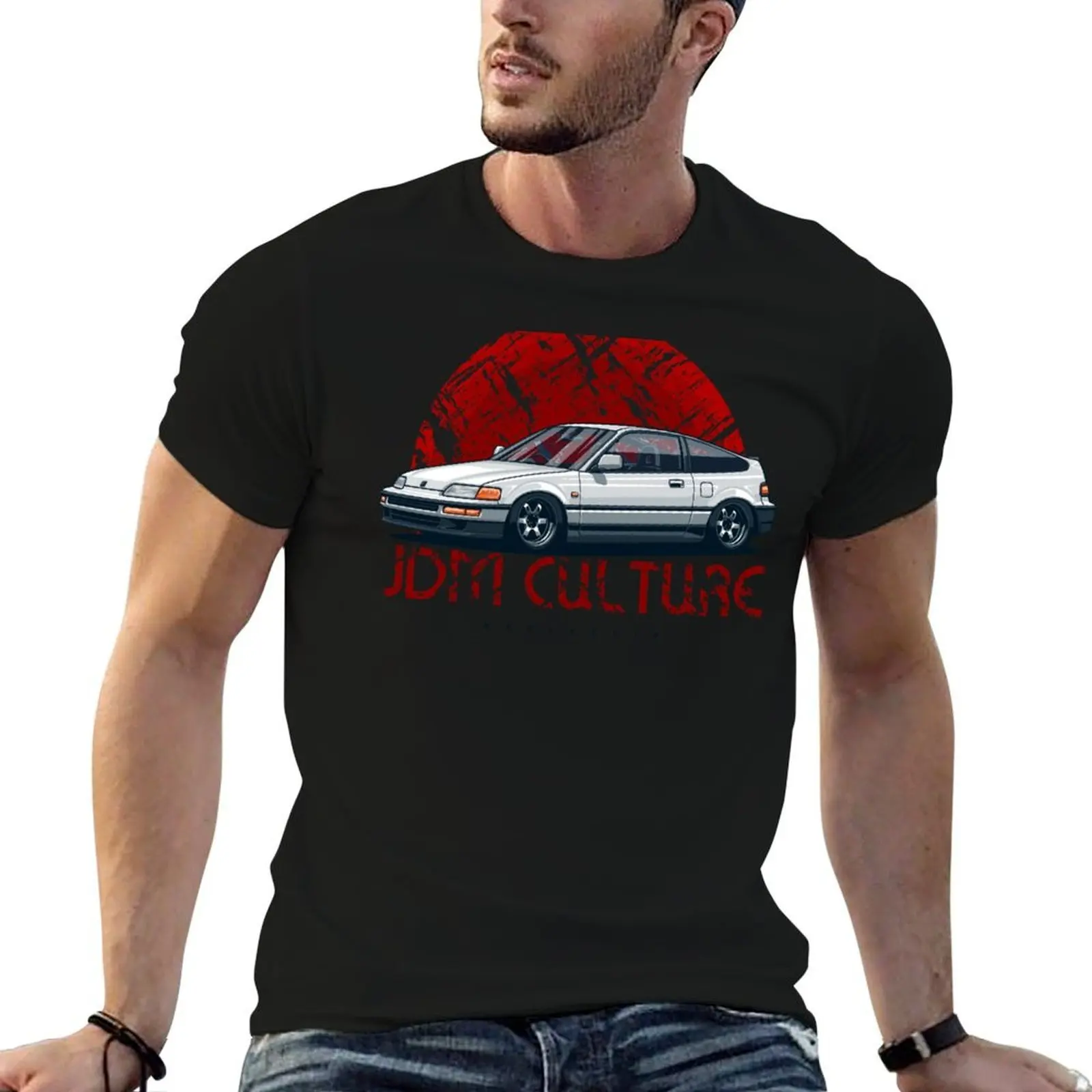 

JDM Culture. CRX T-Shirt t shirts for man cotton soft man t shirt summer t shirt man luxury T-shirt