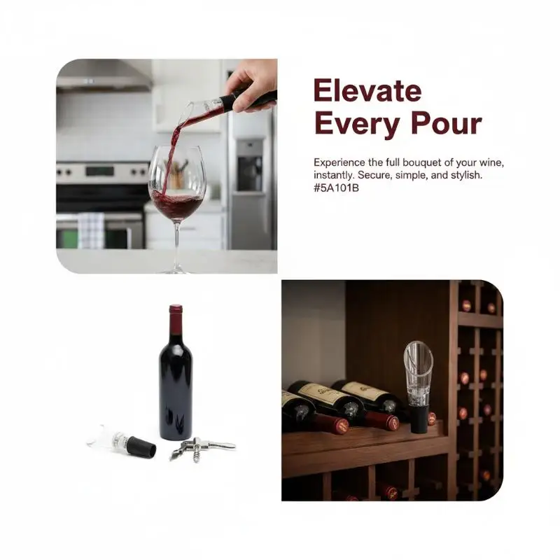 Wine Pourer Spout Set 1/2/5/10/12pcs for Enthusiasts Enjoy Every Bottle Perfect for Holidays and Events