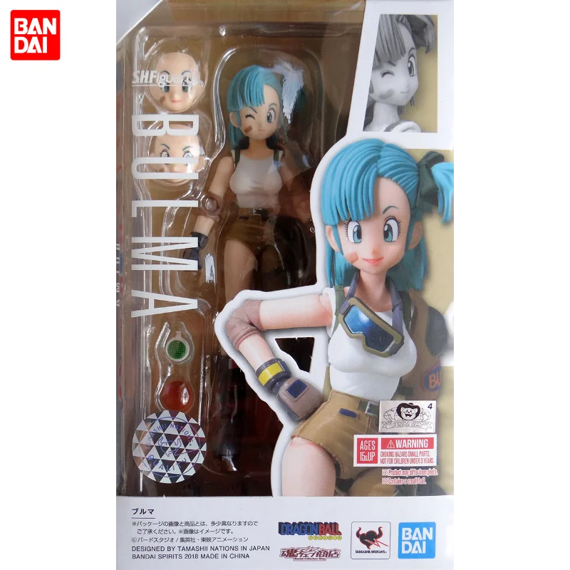 

Оригинальная подвижная фигурка Bandai SHF Dragon Ball Бульма - Начало приключений, игрушка, статуэтка, подарок, коллекционный предмет, в наличии