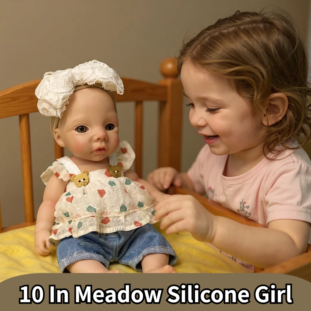 

10-дюймовая силиконовая кукла Reborn для всего тела, реборн bebe ruborn de silicona, куклы реборн ручной работы, подарки