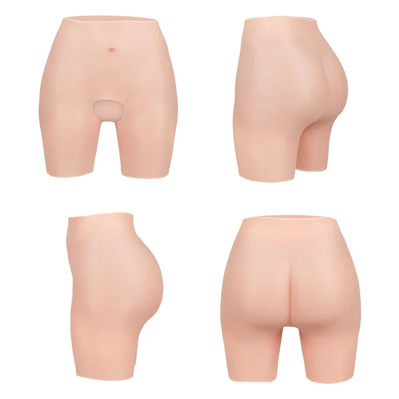 KUMIHO Silicone Butt Lifter Fake Asses Big Ass Pantys Open Crotch Pant Butt Enhancer Silicone Shaper Underwear