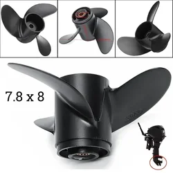 1pc 3R1W64516-0 Aluminum Propeller Outboard 7.8x8 high quality for Outboard Motor 5 6HP accessories parts  for HANGKAI 2-Stroke