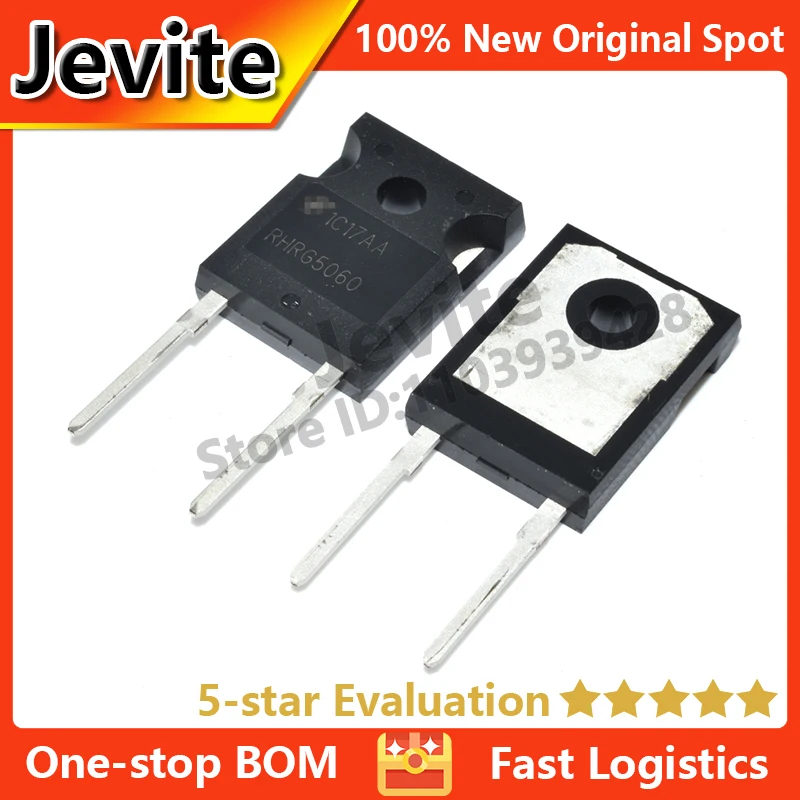 

Jevite 100% New Original electronics Controller 5-10 units/lote RHRG5060 TO-247 600V 50A Diode Transistor