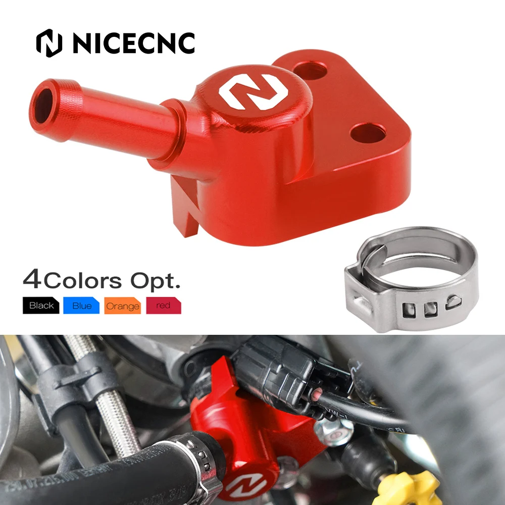 

NICECNC Motorcycle Fuel Rail Line Connector For GasGas Gas Gas 250 350 450 EXF ECF MCF 2021 2022 2023 Aluminum Alloy Accessories