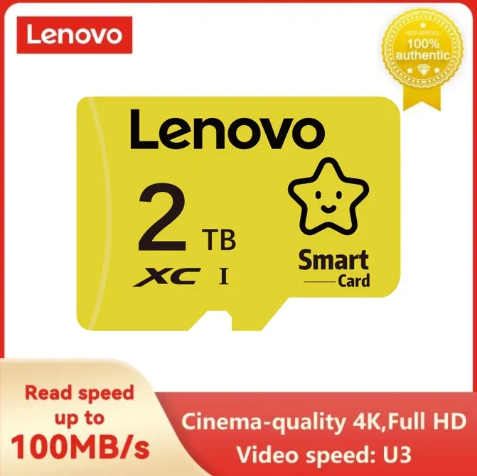 Lenovo Original 2TB 1TB Memory Card 128GB Micro TF SD Card 512GB 256GB High Speed TF Card Cartao De Memoria For Nintendo Switch