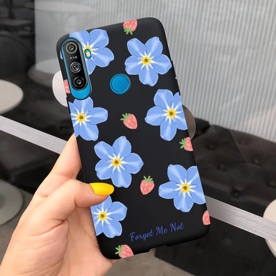 Für Realme C3 Fall Abdeckung Weichen Silikon TPU Liebe Herz Zurück Abdeckung Für OPPO Realme C3 RMX2020 C 3 RealmeC3 telefon Fall Matte Fundas