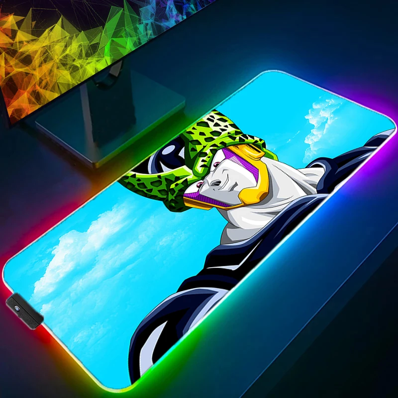 

RGB LED Mouse Pad Mousepad Computer D-dragon B-ball Keyboard Pad Mouse Mat Gamer Soft Office Carpet Table Mat Desktop Mat