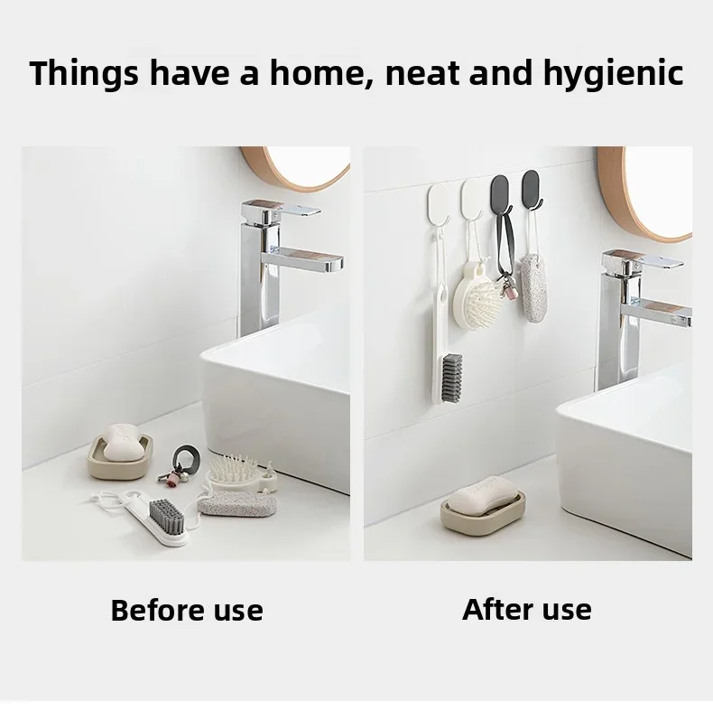 Heavy-Duty Adhesive Wall Hooks
