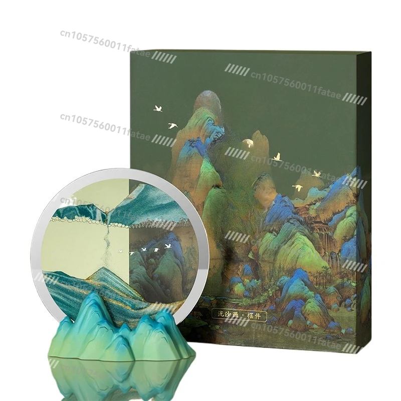 Quicksand Painting Ornament Souvenir Hourglass Aromatherapy Ornament Housewarming Gift