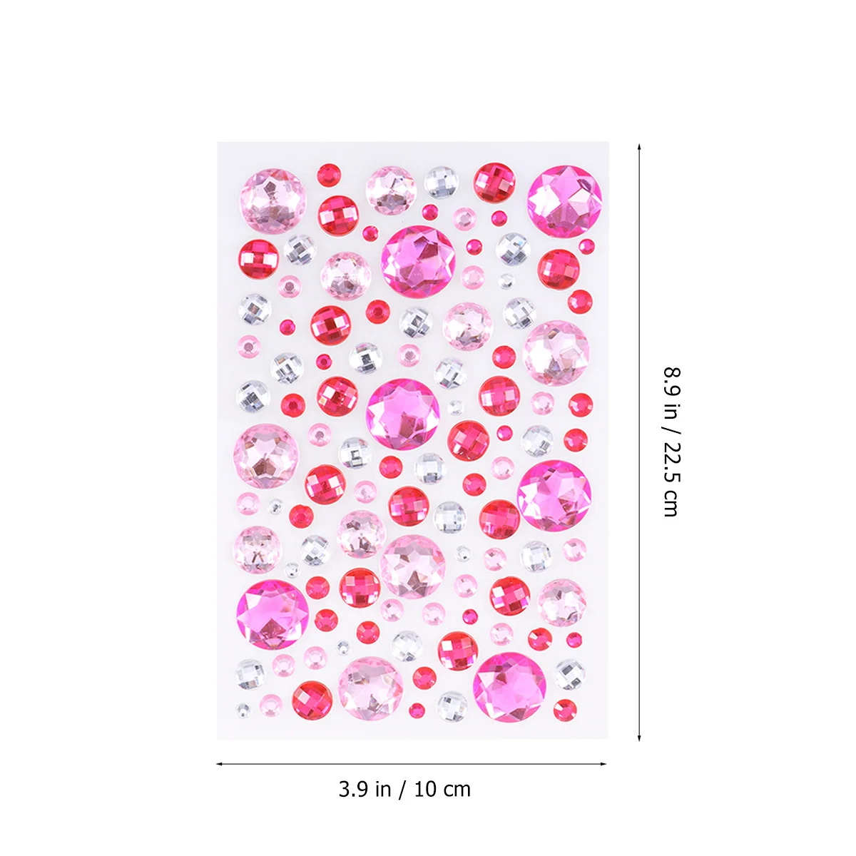 

6Pcs Diamond Stickers Multifunctional Shiny Rhinestones Easy Stick Decorative Stickers for Scrapbooking Wedding Favors Phone