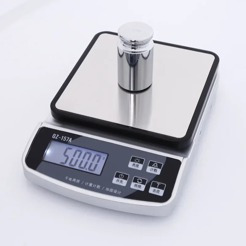 QZ-157A Electronic Scale USB Charge Precision Kitchen Balance Food Scale Household Coffee Scale Smart Digital Baking