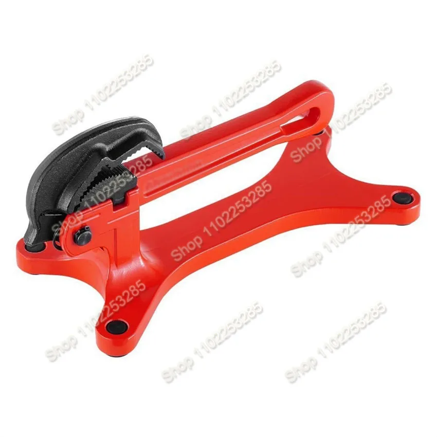 Manuel Pipe Clamps Pipeline Support Solid Base Spring Loaded Jaws Multifunctional Tool Gear Portable Aluminum Tube Vice