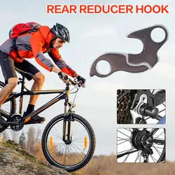 Gancho trasero de aleación de aluminio para bicicleta de montaña y carretera, accesorio de reparación, desviador trasero