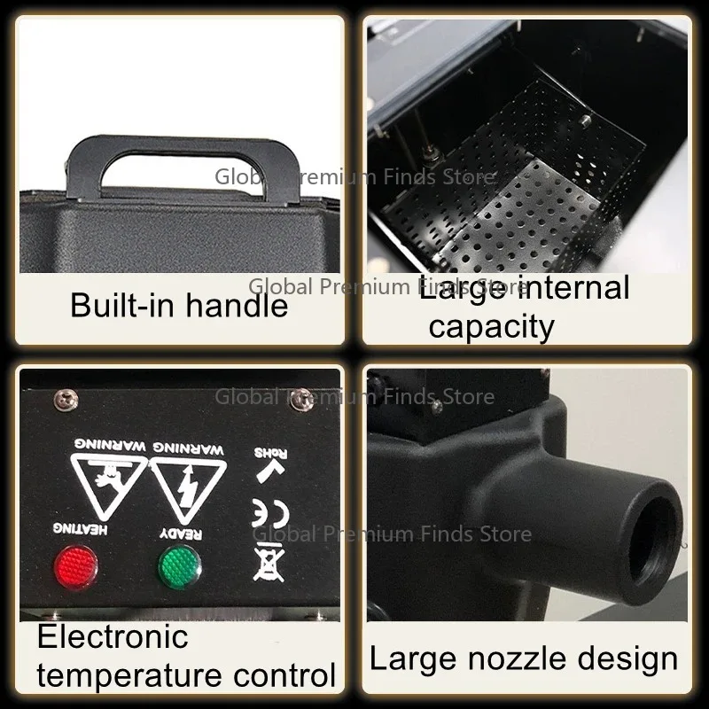 High-Power 3500W Dry Ice Smoke Machine - Perfect for Stage Performances, Events & Bars