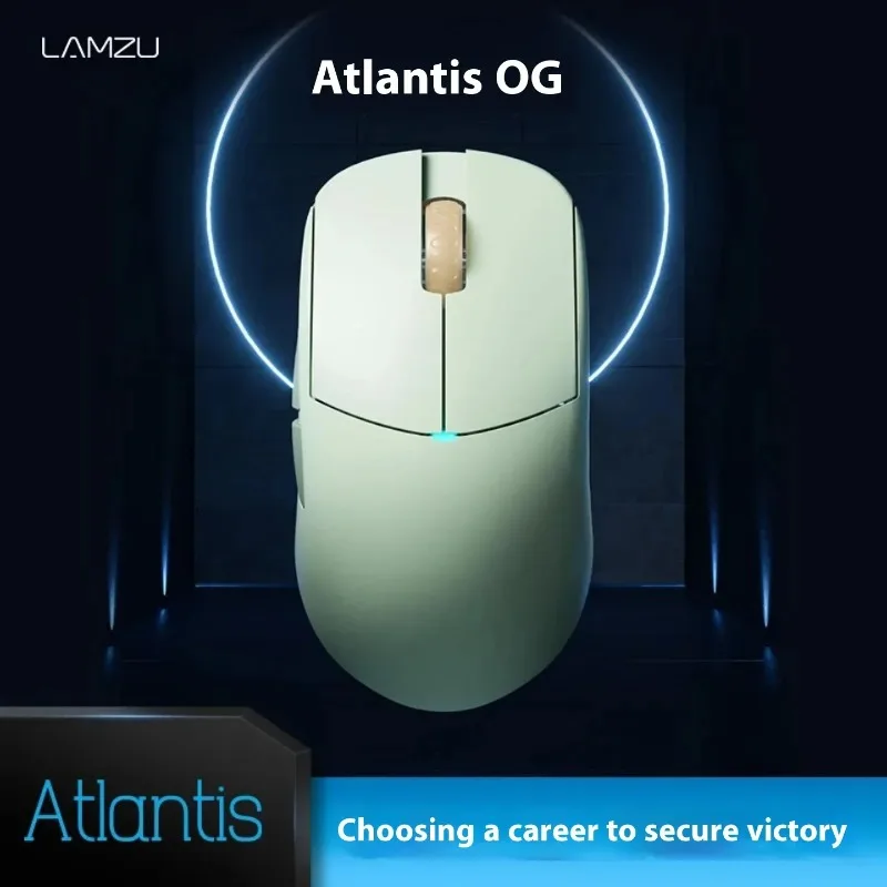 Mysz bezprzewodowa LAMZU ATLANTIS OG V2, lekka, 57g, czujnik 3395, Nordic52840, mysz gamingowa E-Sports dla graczy PC, akcesoria, prezent