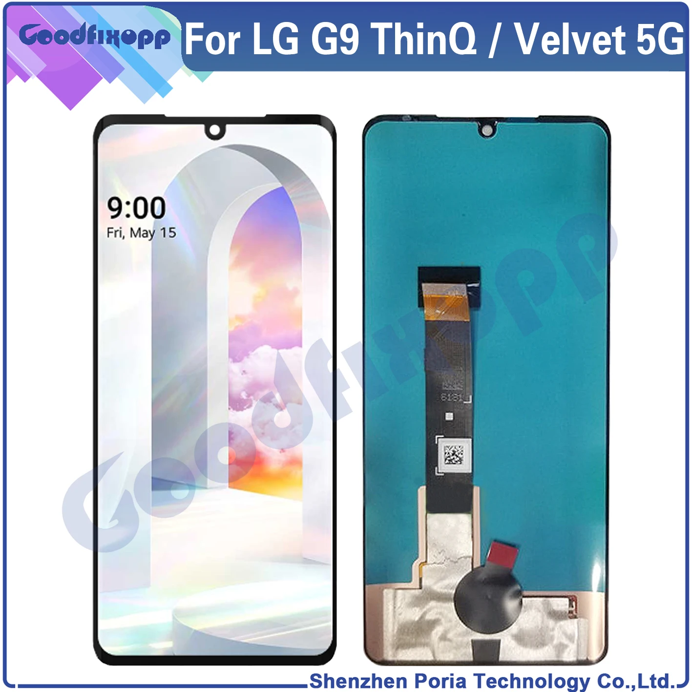 

6.8 Inch For LG Velvet 5G / G9 ThinQ LM-G900N LM-G900EM LCD Display LCD Display Sensor Touch Screen Digitizer Assembly Replace