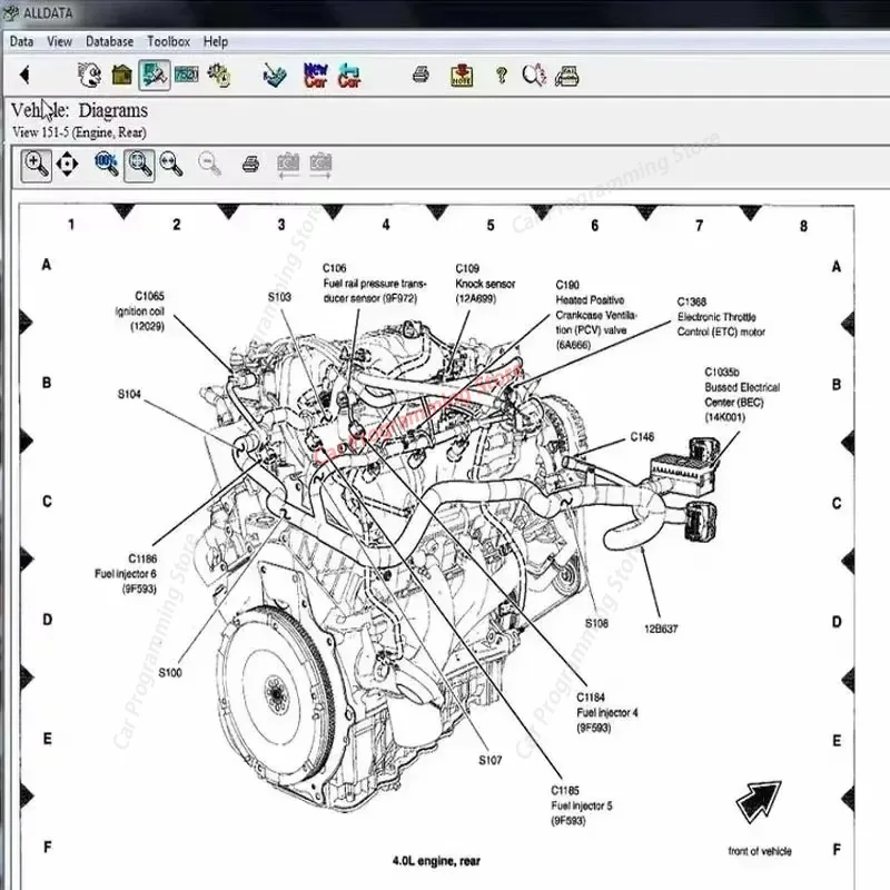 2026 Hot selling ALLDATA 10.53 Automotive Repair Software Car accessories Diagnostic Tool with Wiring Diagrams for Auto Repair