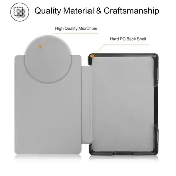 Ochranné pouzdro z PU kůže s magnetickým zavíráním a proti poškrábání, ultra tenké, pro Kindle 5/4. generace (model: D01100) 2011 12 nejlepší prodej pouzdra pro Kindle D01100 - №4