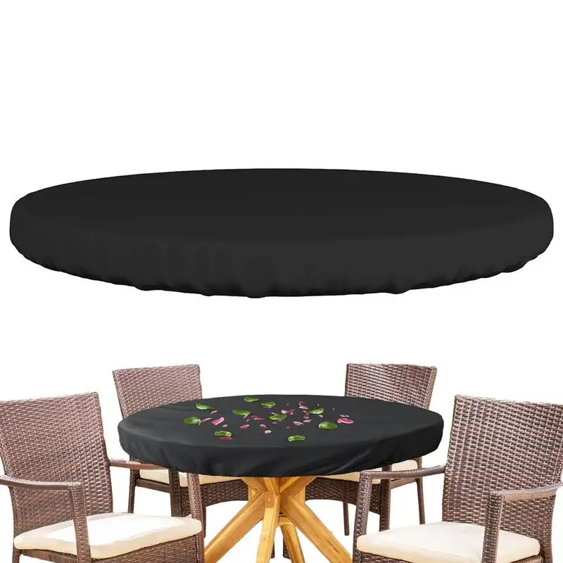 Patio Furniture Covers Round Waterproof Anti-UV Oxford Garden Furniture Covers Round Table Top Covers For Outdoor Round