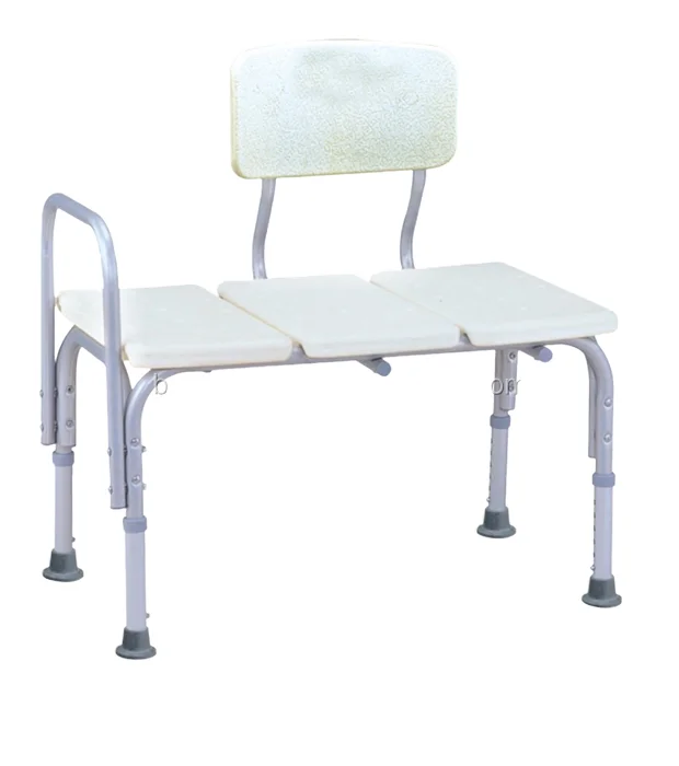 

Heavy Duty Shower Chair with Arms Bath Transfer Seat Back Inside Bathroom Safety Equipment